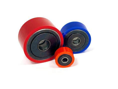 Polyurethane Yoke Rollers Urethane Coated Yoke Bearings Meridian