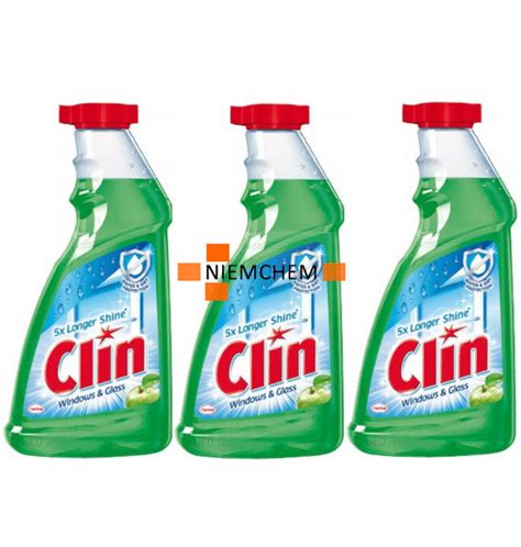 Clin Zapas Płyn do Szyb Okien Zestaw 3 x 500ml Clin Sklep EMPIK