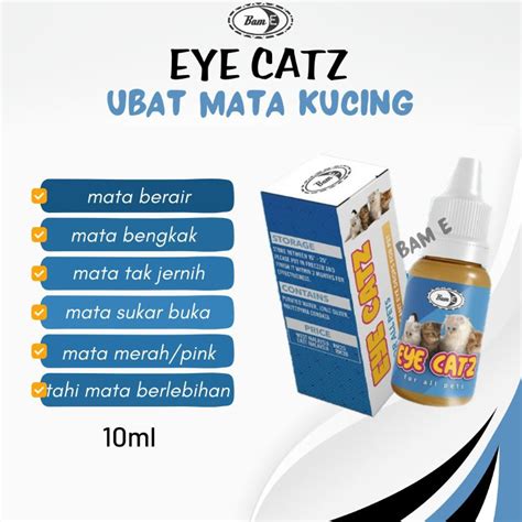 Eye Cat Ubat Sakit Mata Kucing Gatal Merah Bertahi Ml Eye Catz Bam