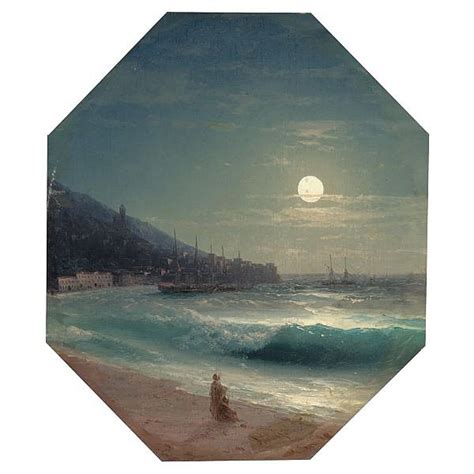 Sold Price Ivan Konstantinovich Aivazovsky Moonlit Shore