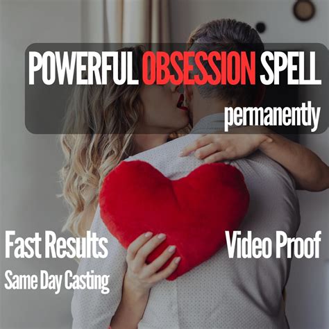 Extremely Powerful Obsession Spell Love Spell Love Binding Make Him