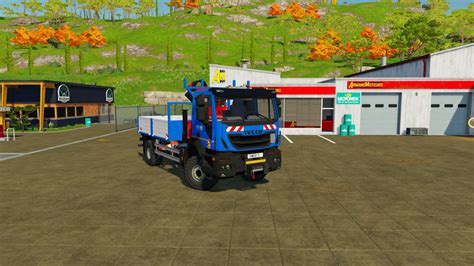 Camion Gru Iveco X Way Enedis V Farming Simulator Mod Images