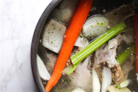 Instant Pot Turkey Bone Broth Recipe Home Pressure Cooking