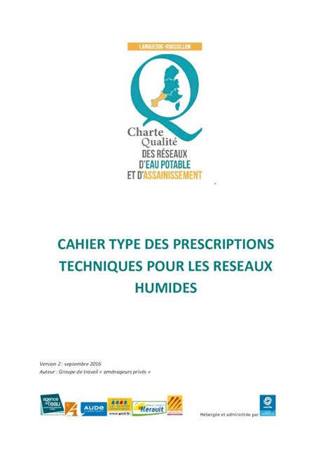 Pdf Cahier Type Des Prescriptions Techniques Pour Les D