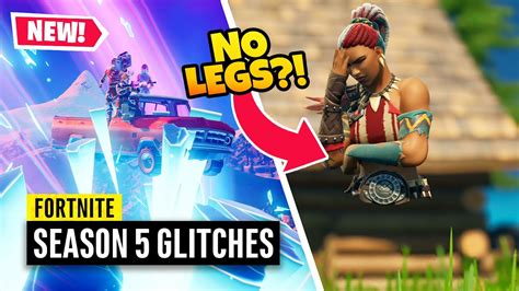 Fortnite 10 Funny And Game Breaking Glitches In Season 5 YouTube