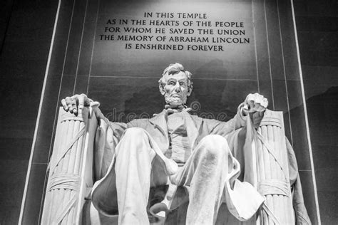 Abraham Lincoln Statue In Washington Dc The Lincoln Memorial Stock