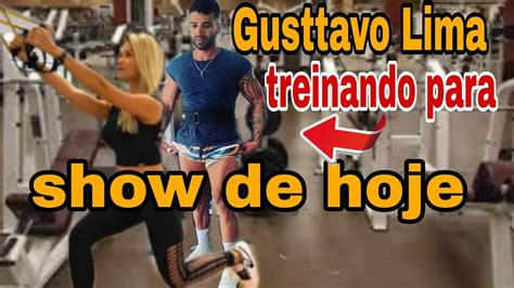 Gusttavo Lima TREINANDO o físico para SHOWZAÇO de hoje em Lagoa Seca