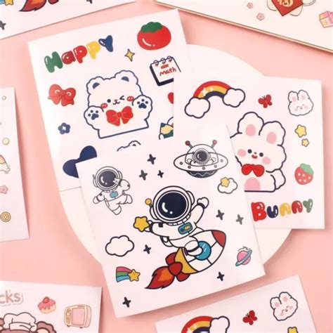 MODÈLES DE DESSIN animé mignon Stickers Scrapbook EUR 2 73 PicClick FR