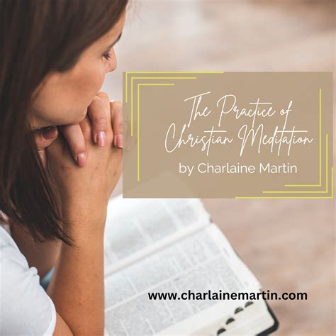 Lectio Divina Christian Meditation Charlaine Martin