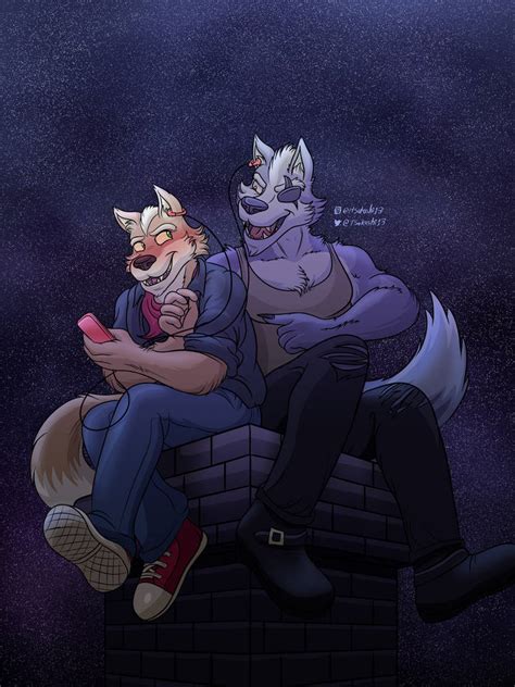 Fox And Wolf By Sukoshi13 On Deviantart