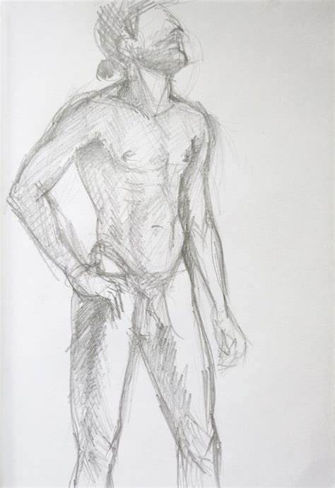 Sketch Of Human Body Man Pencil Drawing By Mag Verkhovets Artfinder