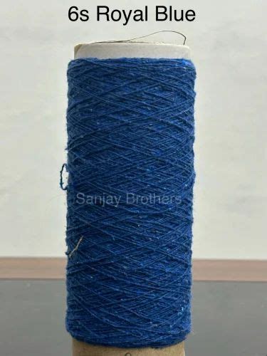 Open End Ply S Royal Blue Dyed Cotton Yarn At Rs Kg In Bhadohi