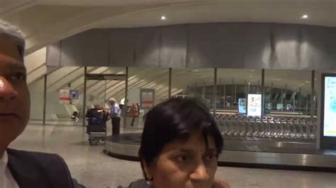 Aruna Hari Sharma Arrived Bilbao Airport Baggage Reclaim Area From