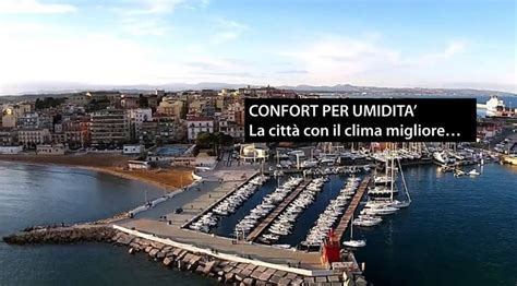 Meteo COMFORT PER UMIDITA vediamo qual è la città italiana meno