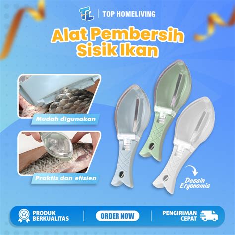 Jual ALAT PEMBERSIH SISIK IKAN MUDAH HEMAT PENGUPAS SISIK IKAN