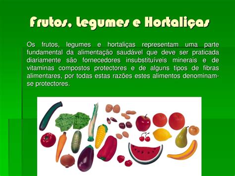 PPT Frutos Legumes e Hortaliças PowerPoint Presentation free