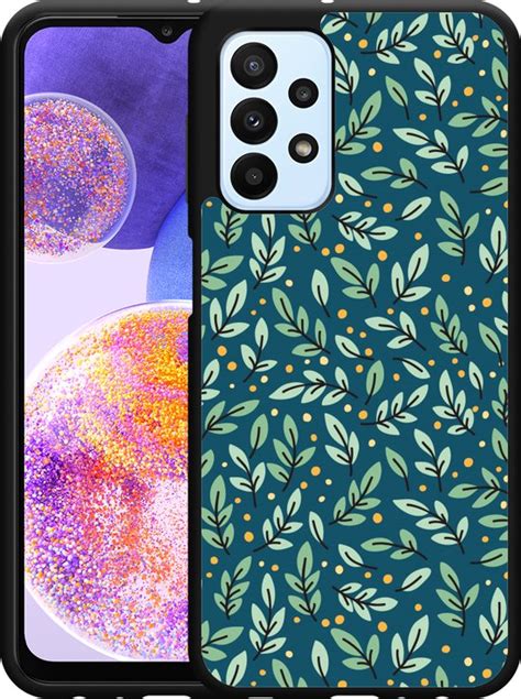 Samsung Galaxy A Hardcase Hoesje Blaadjespatroon Designed By Cazy