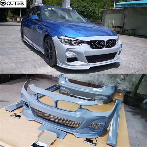 F30 F35 To G20 Style Car Body Kit Pp Unpainted Front Bumper Rear Bumper