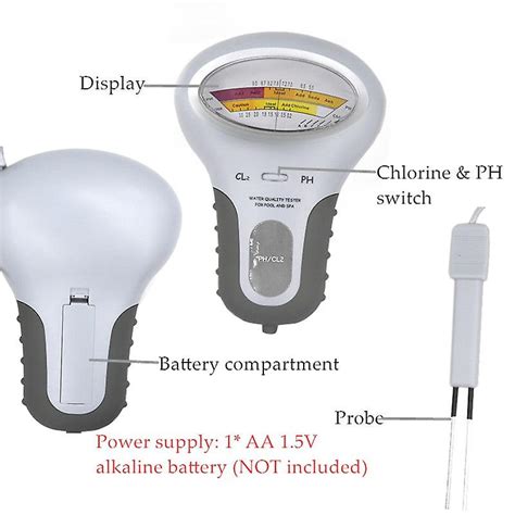 Cl Tester In Water Quality Ph Chlorine Pc Level Portable