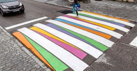 A Madrid Le Strisce Pedonali Si Colorano Con La Street Art