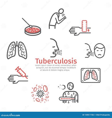 Symptoms Of Tuberculosis Vector Illustration CartoonDealer 80542030