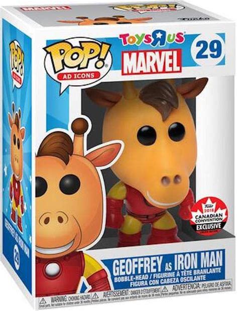 Figurine Pop Icônes de Pub 29 pas cher Geoffrey en Iron Man