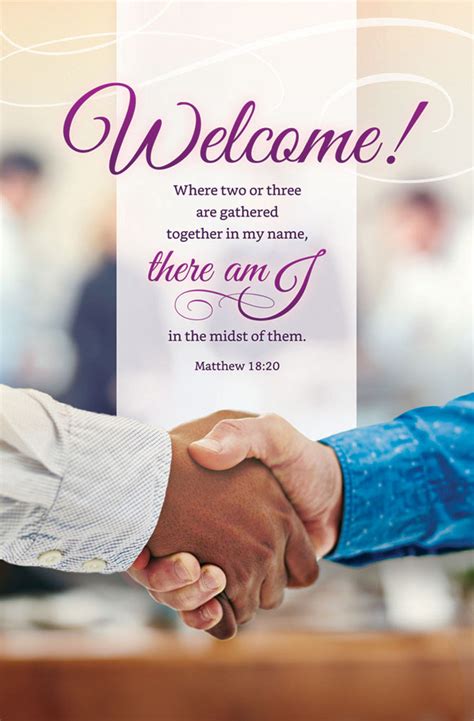 Church Bulletin 11 Inspirationalpraise Welcome U7686 Pack Of 100