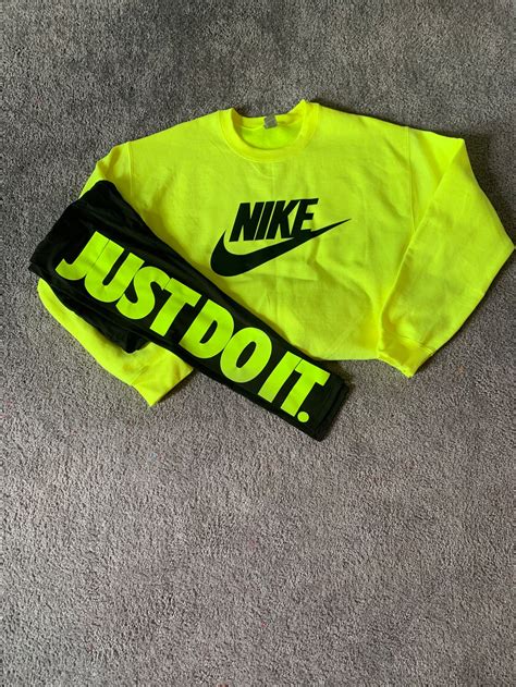 Neon Green Nike Inspired Set | Etsy