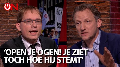 Fel Debat Tussen Pepijn Van Houwelingen FVD En Bart Kemp Over De