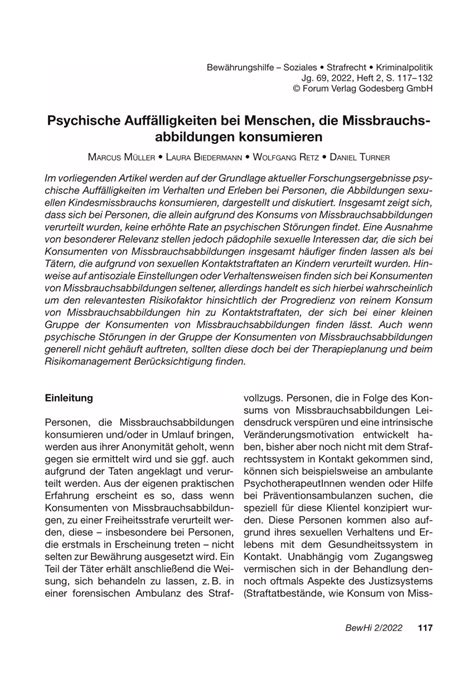 PDF Psychische Auffälligkeiten bei Menschen