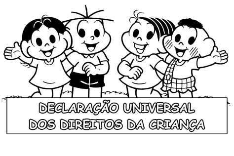 Declaração dos direitos das crianças ilustrada Professora antenada