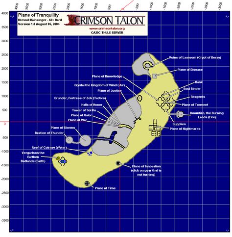 Plane Of Tranquility Brewalls Everquest Maps