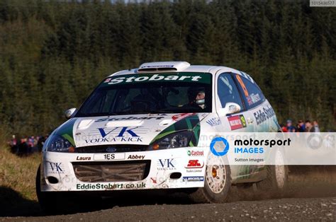 Matthew Wilson Gbr Ford Focus Rs Wrc In Action On Stage Brechfa