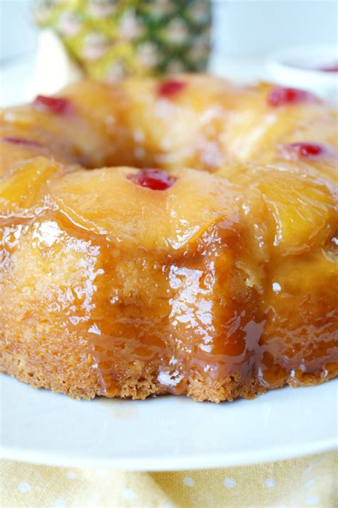 Pineapple Upside Down Bundt Cake The Baking Fairy