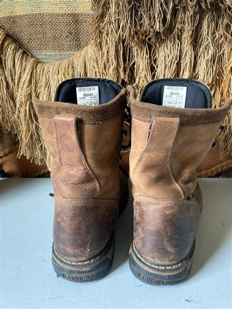 Rocky Ironclad 8 Waterproof Brown Leather Work Boot Gem