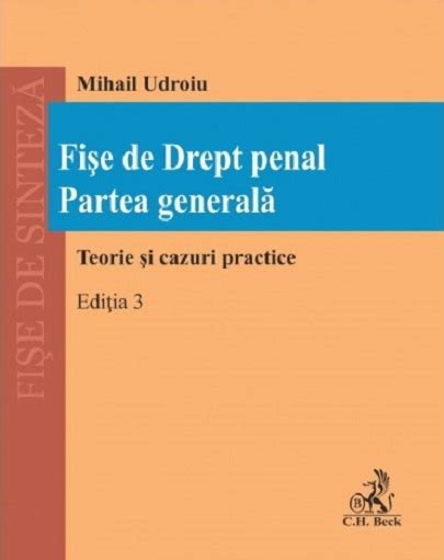 Fise De Drept Penal Partea Generala Mihail Udroiu