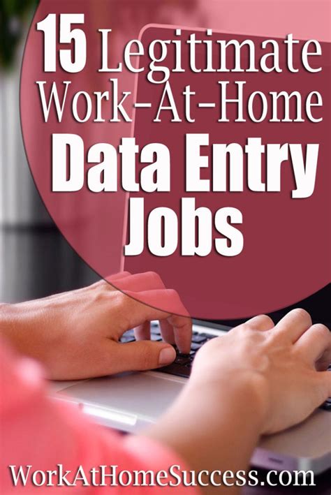 15 Legitimate Work At Home Data Entry Jobs Work At Home Success