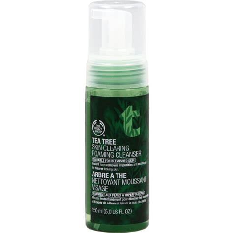 Shop Online The Body Shop Tea Tree Skin Clearing Foaming Cleanser 150ml