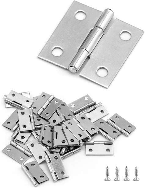 Pieces Small Door Hinges Stainless Steel Folding Butt Hinges Home