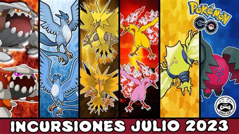 Regresan Las Aves Legendarias De Kanto A Las Incursiones De Julio