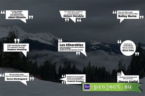 Videohive Quotes Titles Ae Project For After Effects