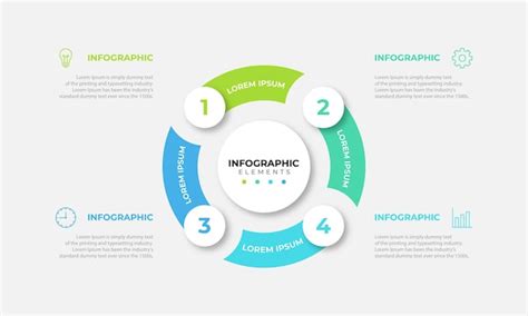 Premium Vector Circle Chart Infographic Template With Options For