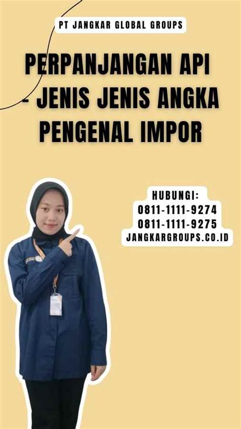 Jenis Jenis Angka Pengenal Impor Jangkar Global Groups