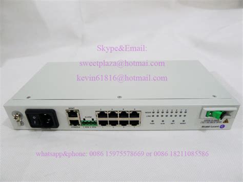 O 080E GPON ONU Original Alcatel Lucent Bell FTTH ONT With 8 Ports SC