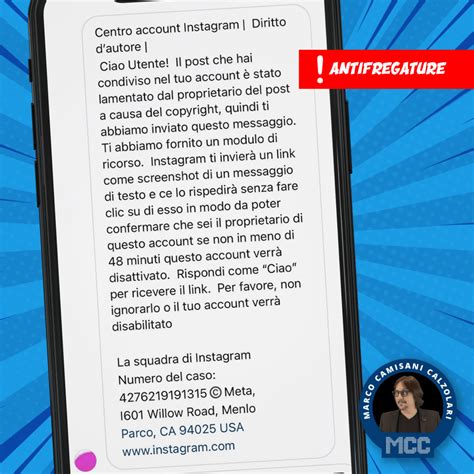 Profili Instagram A Rischio Hacker Attenzione Ai Falsi Sms Marco