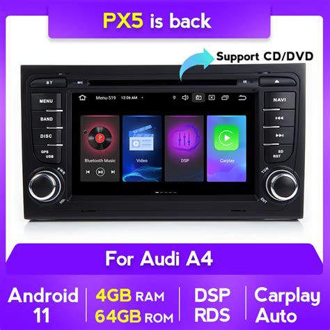 Navifly Android Car Dsp Radio Multimedia Din Dvd Bt For Audi A S