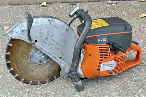 Husqvarna K770 14 Gaslone Concrete Cut Off Saw TESTED Good