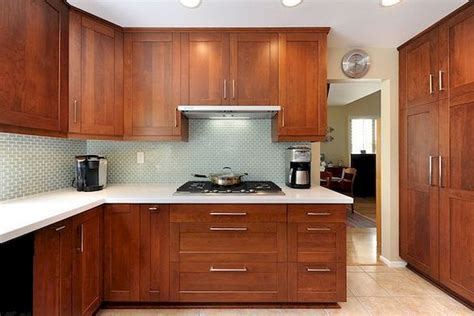 Attractive Wooden Kitchen Cupboards Are A Stunning Different Cherry