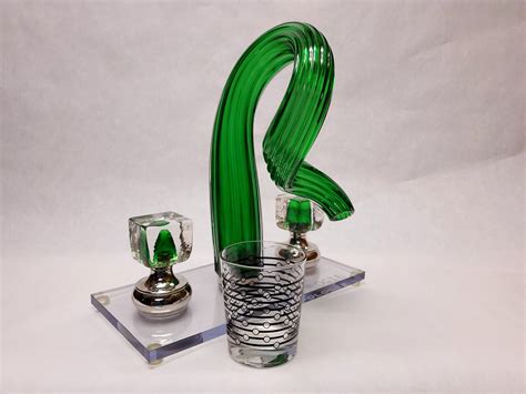 Tapologie Glass Faucet Bar Faucet Wet Bar Faucet Green Etsy