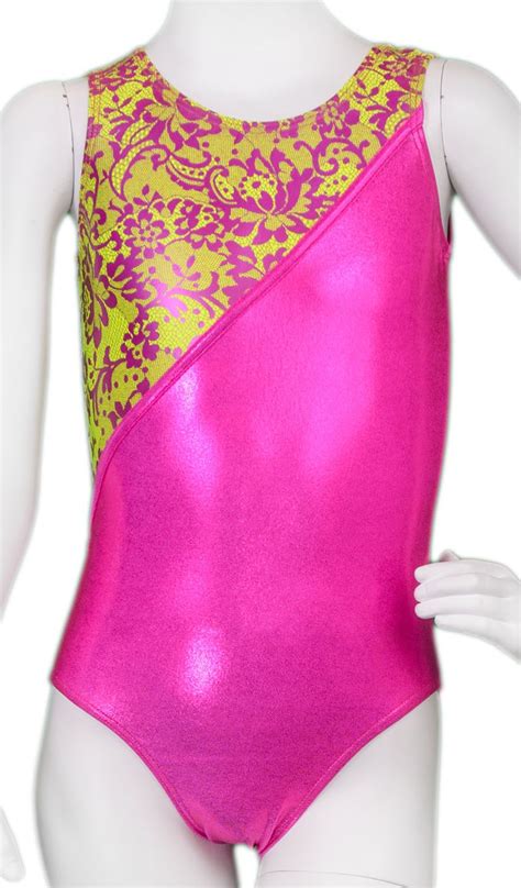 Destira Diagonal Yellow Lace Leotard Lace Leotard Leotards Gymnastics Leotards